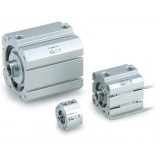 SMC Linear Compact Cylinders NCQ8 NC(D)Q8, Compact Cylinder, Double Acting, Single Rod